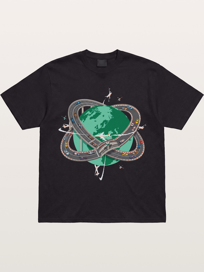 Earth Ring Road Racing Gildan T-shirt