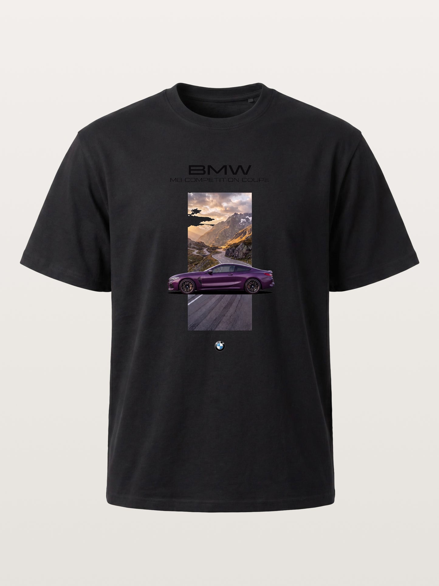 BMW M8 Mountain Road Artwork Gildan T-shirt