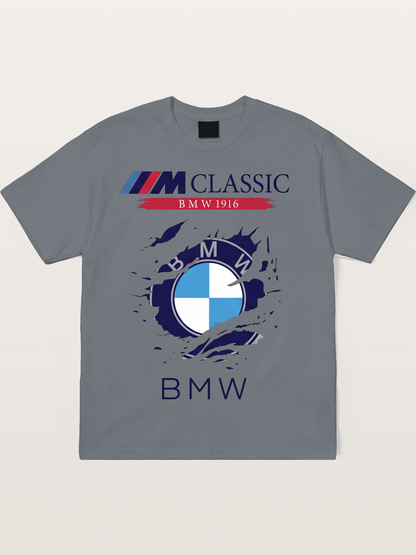 BMW M Colors Tear Effect Cotton T-shirt