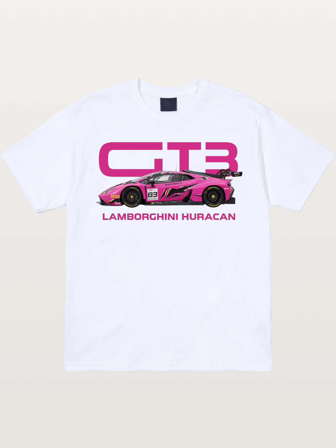 Pink Racer Gildan T-shirt
