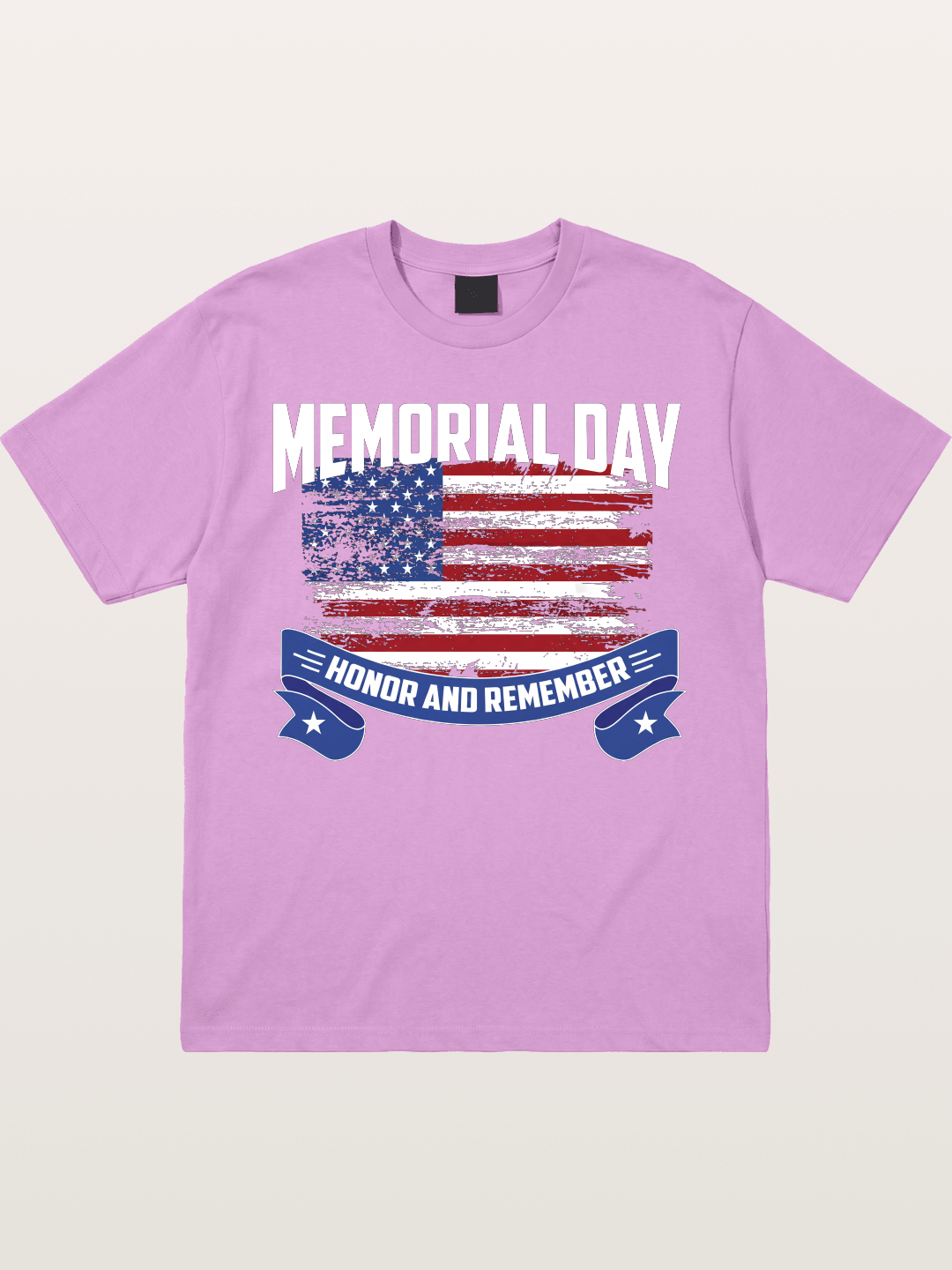 Honor and Remember Memorial Day Flag Gildan T-shirt