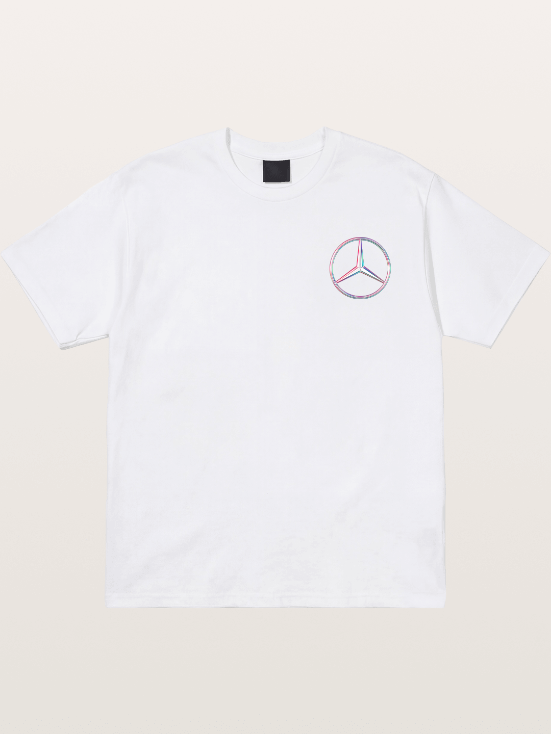 Mercedes Holographic Logo Cotton T-shirt