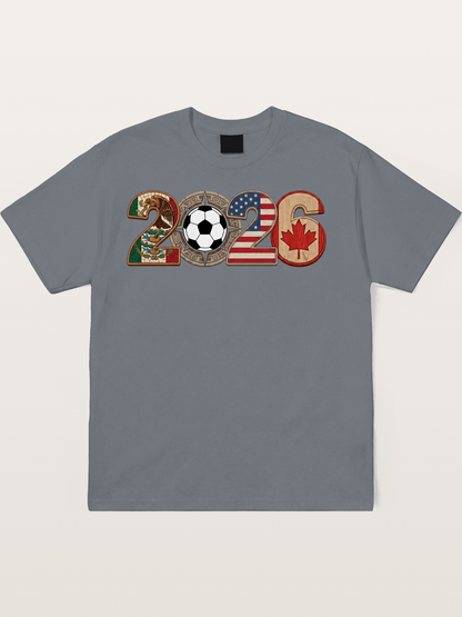 2026 WC Tribal Flag Design Cotton T-shirt