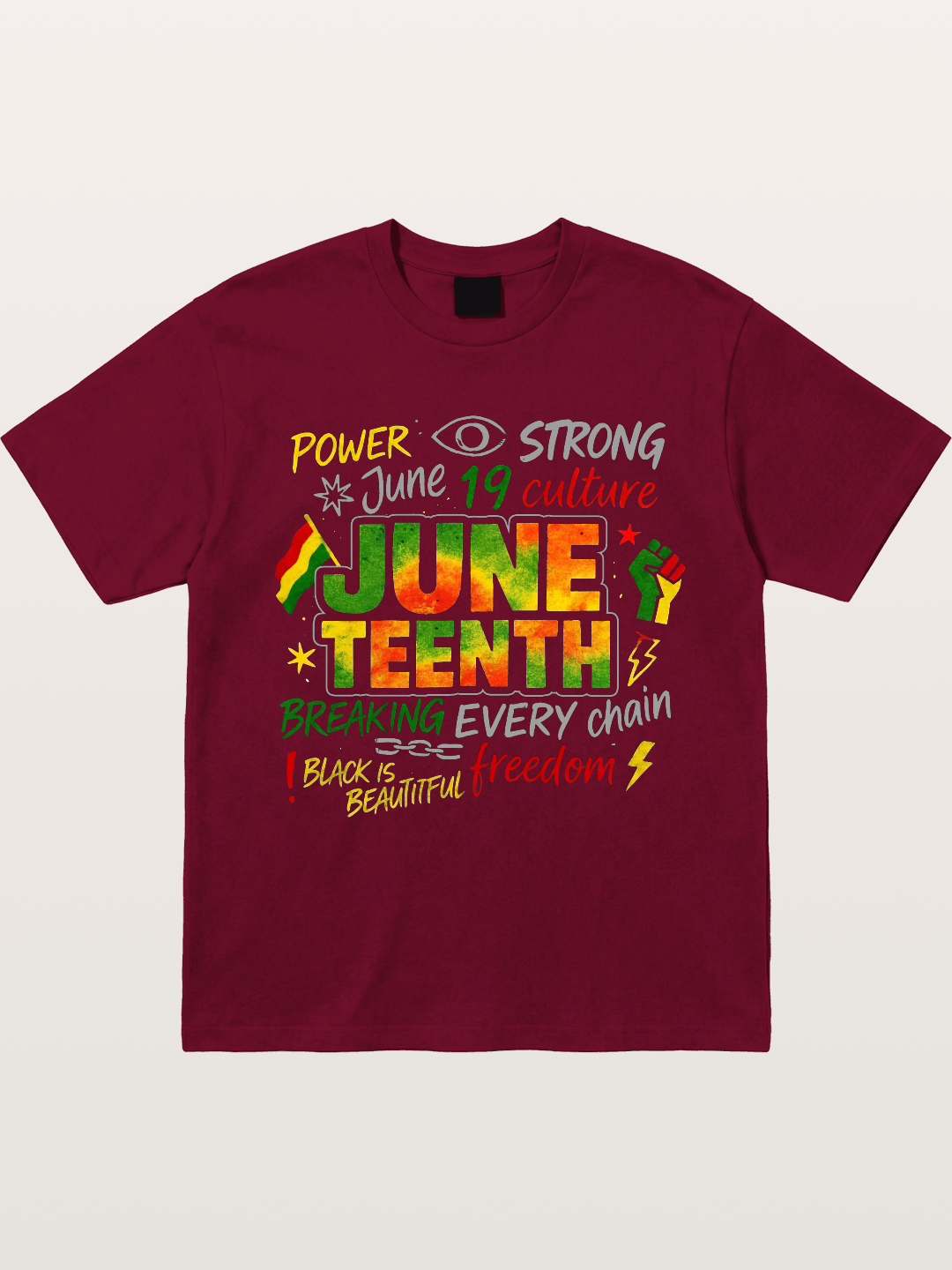 Juneteenth Breaking Every Chain Gildan T-shirt