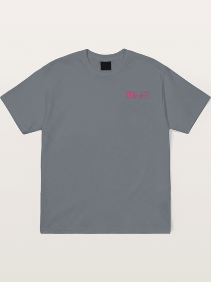 Eat Sleep Mercedes Pink Print Cotton T-shirt