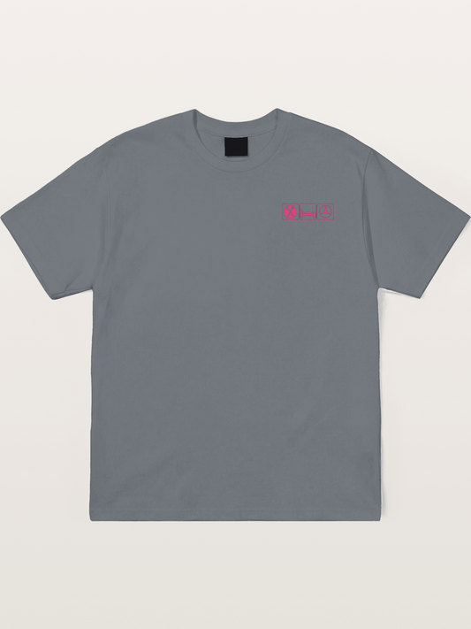 Eat Sleep Mercedes Pink Print Cotton T-shirt