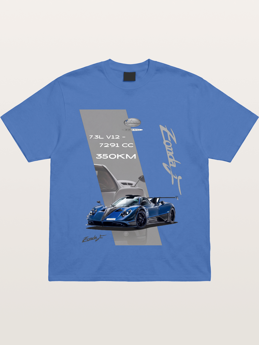 Pagani Zonda Technical Print Gildan T-shirt