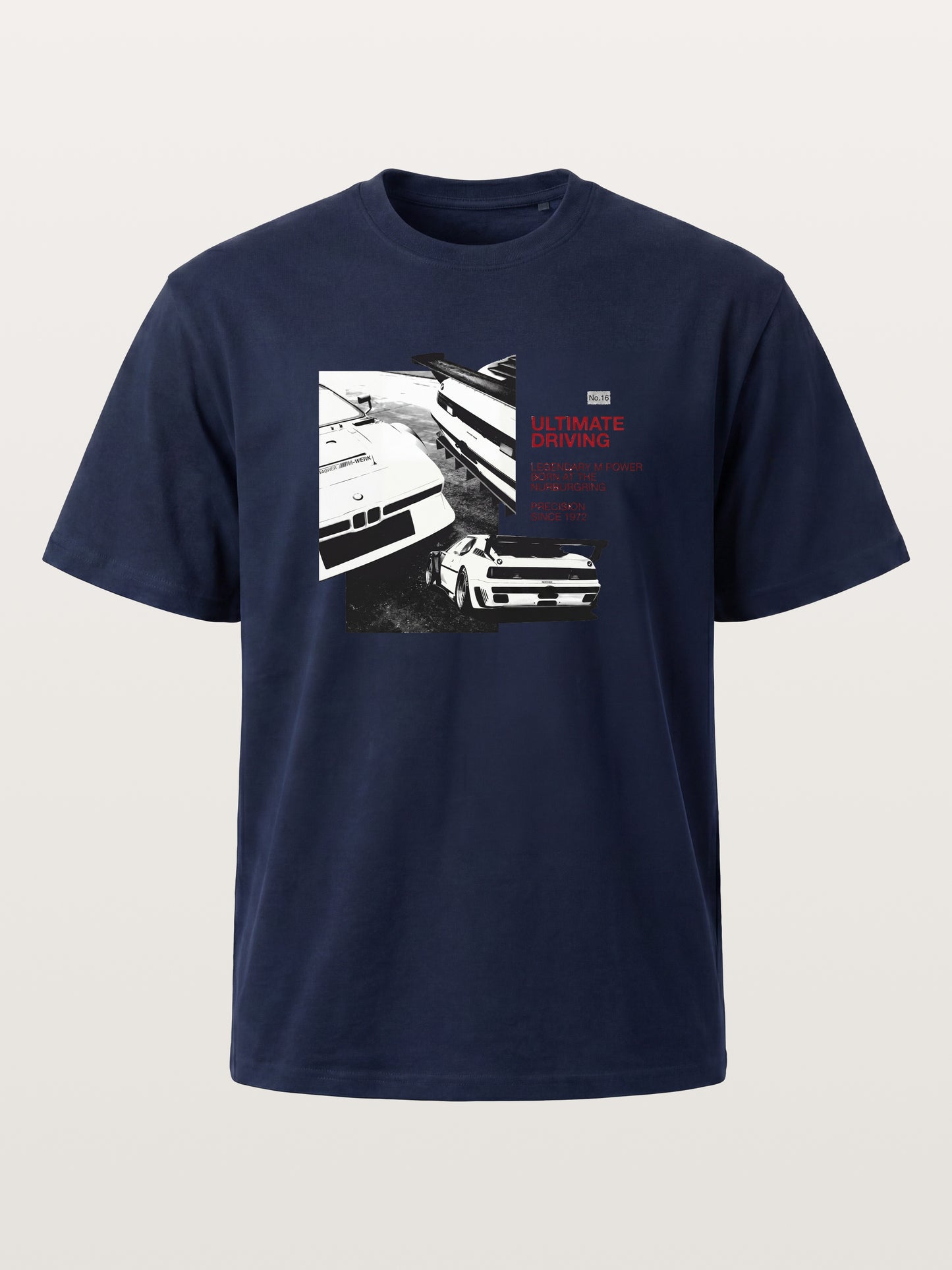 Vintage BMW M3 Black White Card Cotton T-shirt
