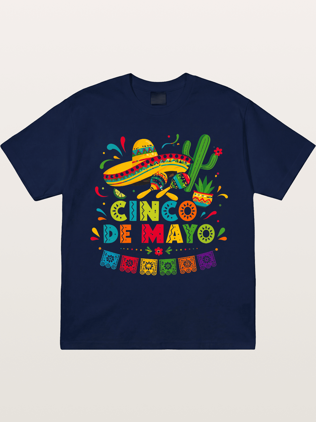 Cinco De Mayo Fiesta Art Gildan T-shirt