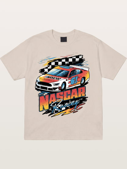 Stock Car Thunder Cotton T-shirt