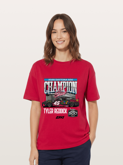 Tyler Reddick Daytona 500 Champion Print Gildan T-shirt