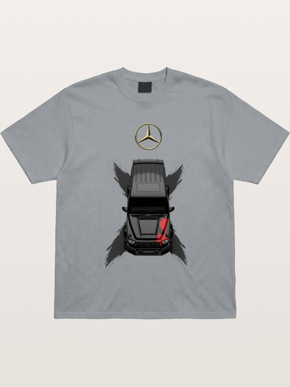 Mercedes Boxy Car Graphic Gildan T-shirt
