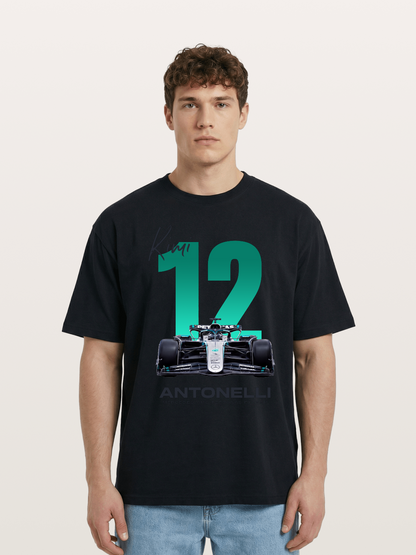 Kimi Antonelli Mercedes F1 12 Cotton T-shirt