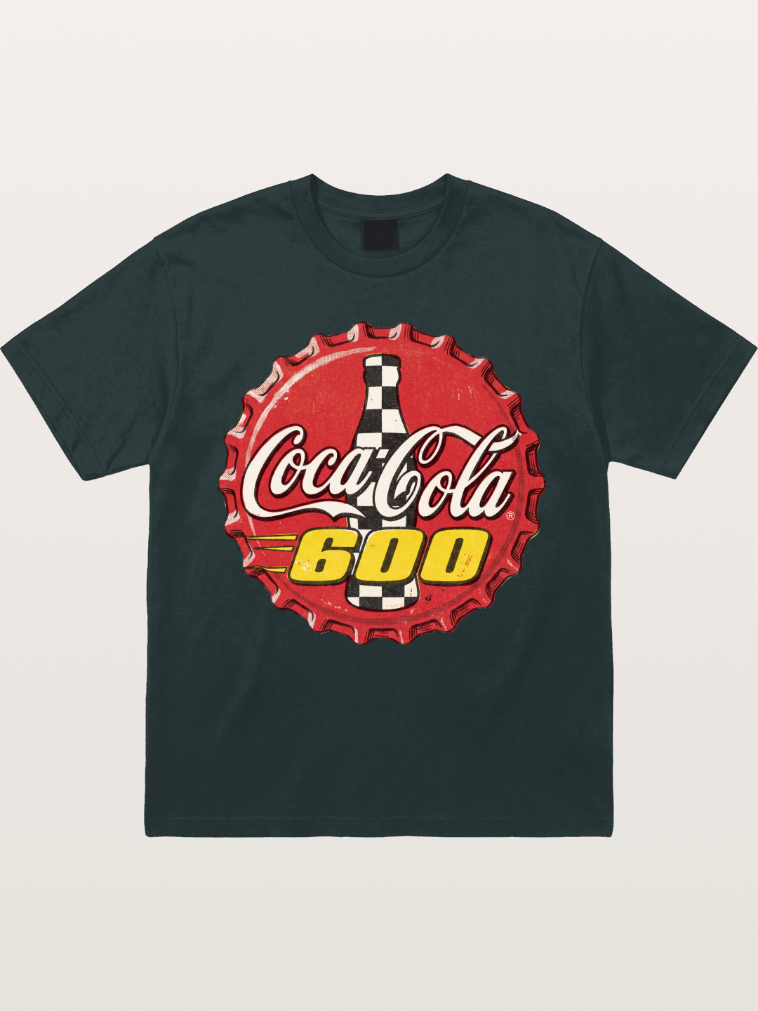 Coca-Cola 600 Vintage Bottle Cap Gildan T-shirt