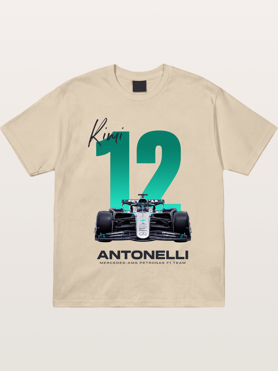 Kimi Antonelli Mercedes F1 12 Gildan T-shirt