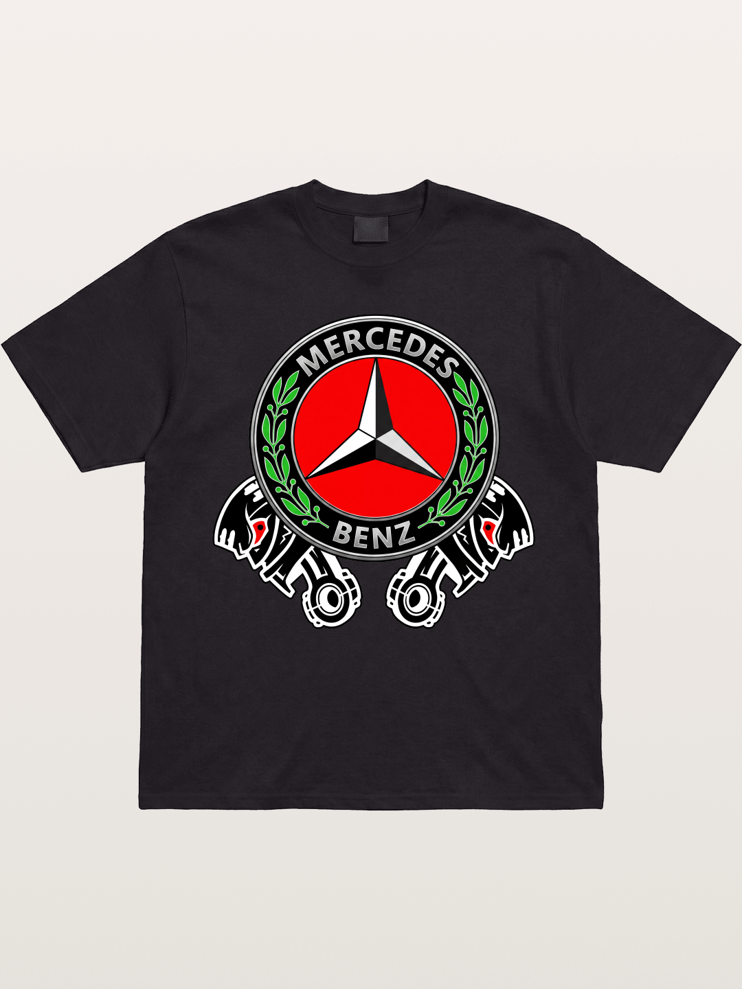 Mercedes-Benz Piston Logo Art Gildan T-shirt