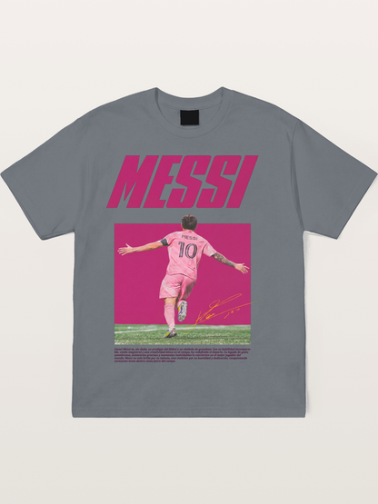 Messi Inter Miami Pink Kit Cotton T-shirt
