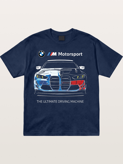 BMW M Motorsport Race Car Livery Cotton T-shirt