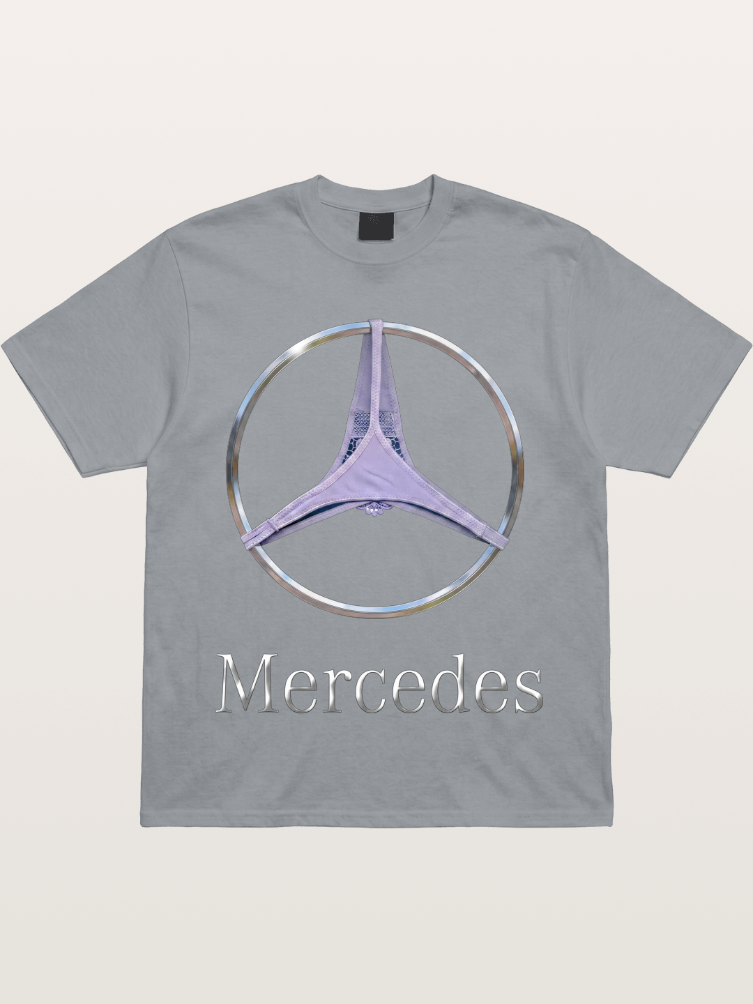 Mercedes Logo Thong Print Gildan T-shirt