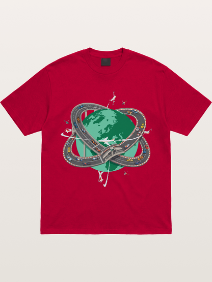 Earth Ring Road Racing Gildan T-shirt