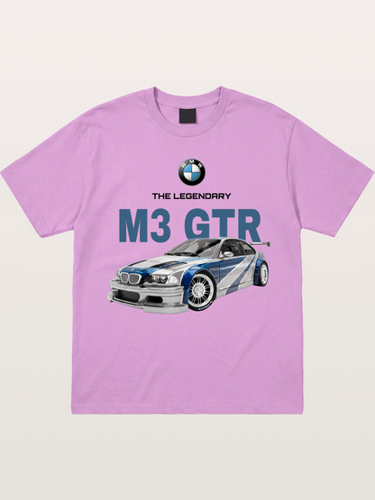 BMW M3 GTR Legend Print Gildan T-shirt