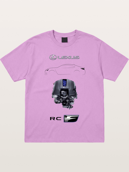 RC F Engine Outline Poster Gildan T-shirt
