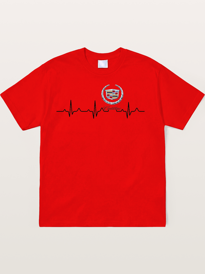 Cadillac Heartbeat Graphic Soft-Stay T-shirt