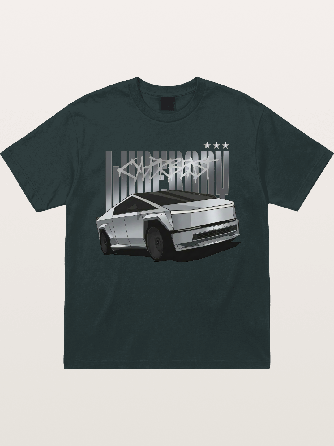 Cybertruck Graffiti Typography Gildan T-shirt