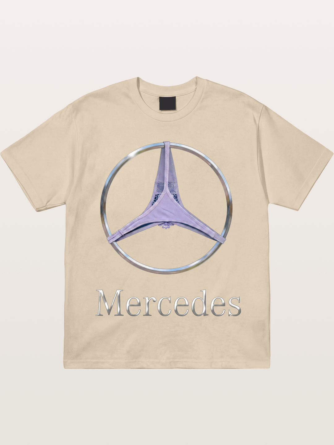 Mercedes Logo Thong Print Gildan T-shirt