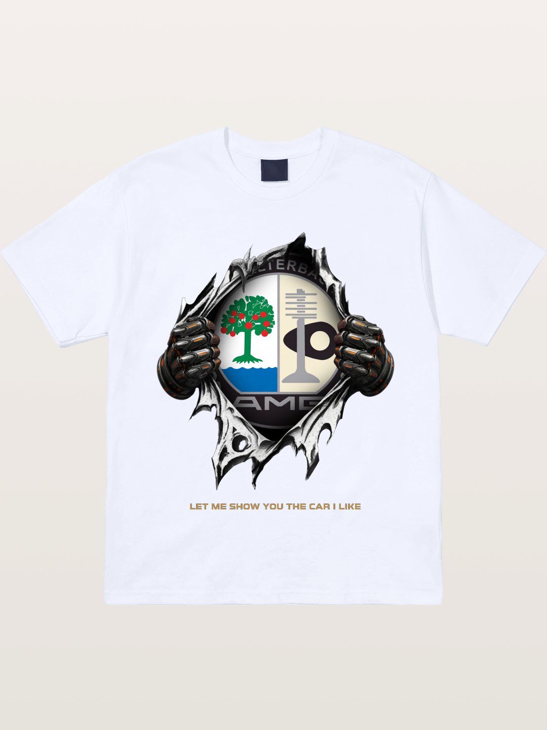 AMG Affalterbach Crest Tear Through Gildan T-shirt
