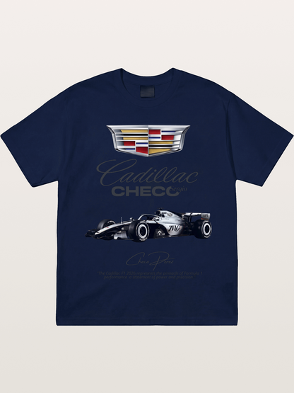 Checo Perez Cadillac F1 Print Gildan T-shirt
