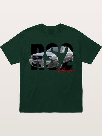 Audi RS2 Car Silhouette Gildan T-shirt