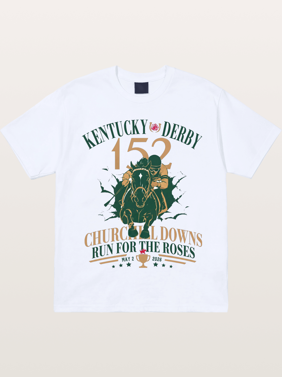 152nd Kentucky Derby Vintage Print Gildan T-shirt