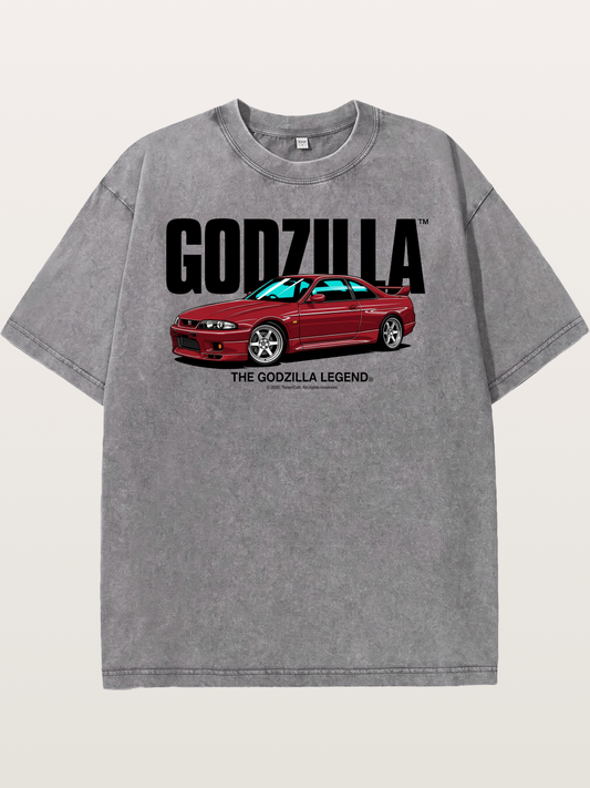 Godzilla Drift Washed T-shirt