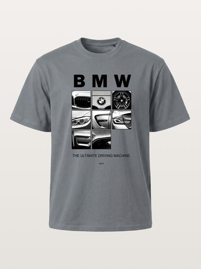 BMW 9 Grid Detail Collage Cotton T-shirt