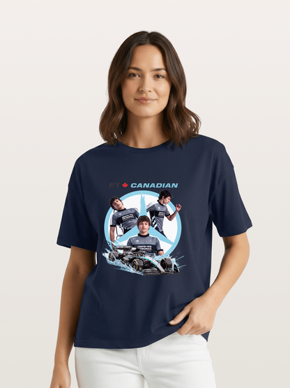 Canadian F1 Mercedes Racing Poster Gildan T-shirt