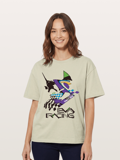 Eva Racing Checkered Flag Cotton T-shirt