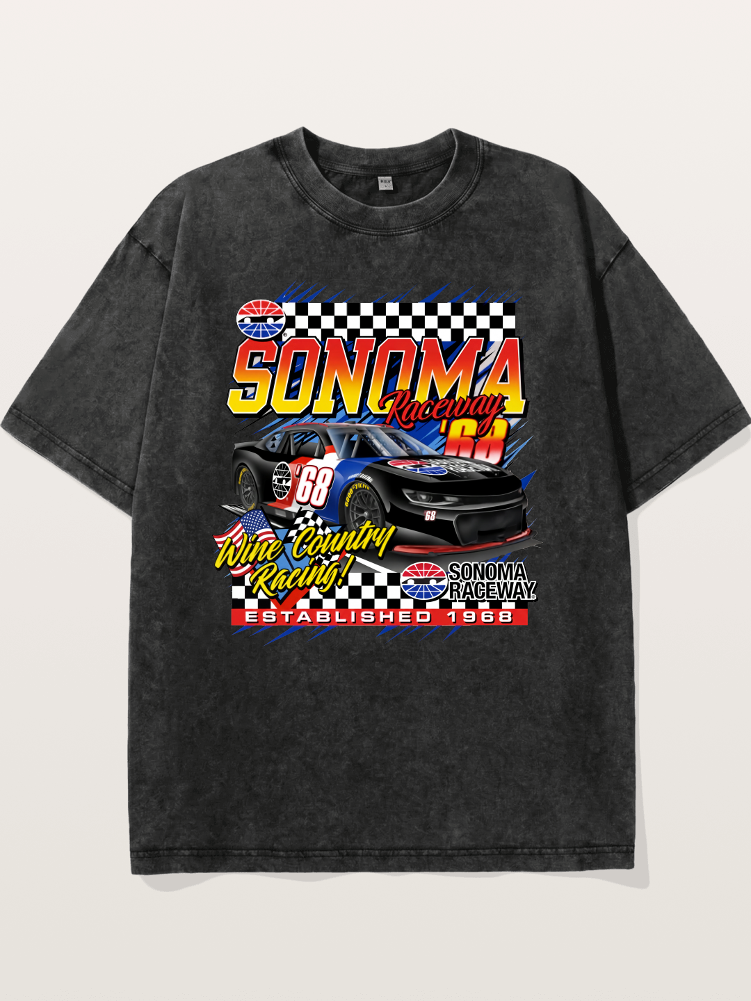 Sonoma NASCAR Wine Country Racing Washed T-shirt