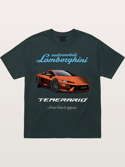 Lamborghini Temerario Orange Sports Car Gildan T-shirt