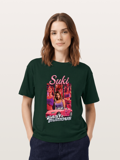 Fast & Furious Pink Crew Gildan T-shirt
