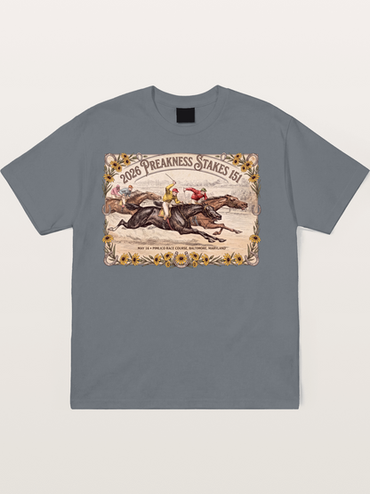 2026 Pimlico Race Course Print Cotton T-shirt