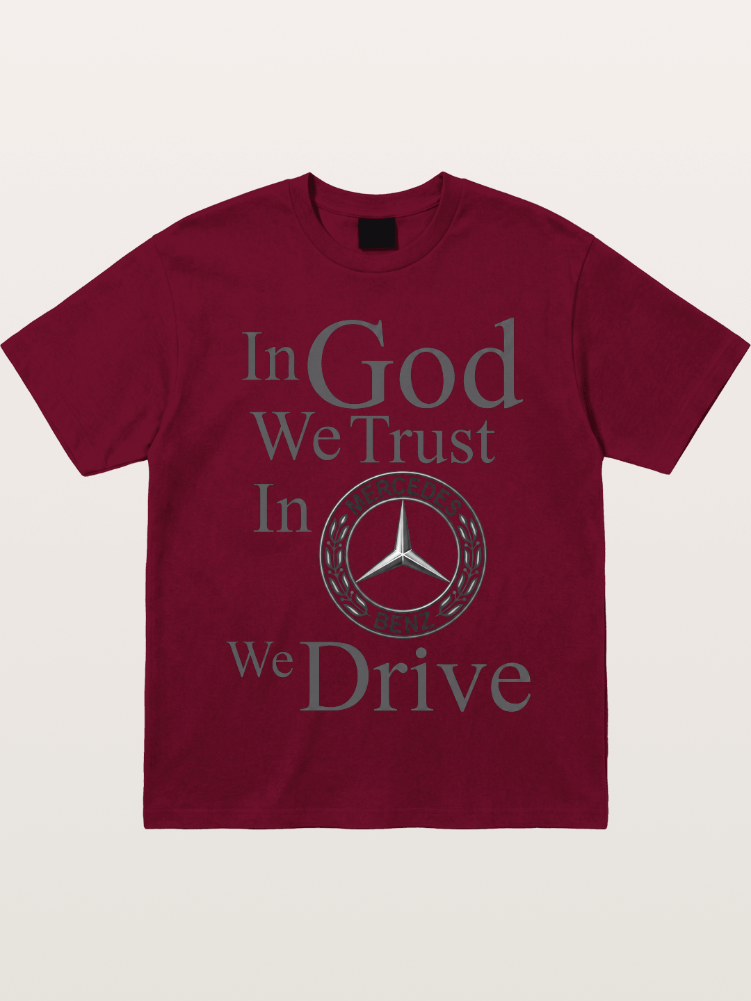 Mercedes Faith Text Art Gildan T-shirt