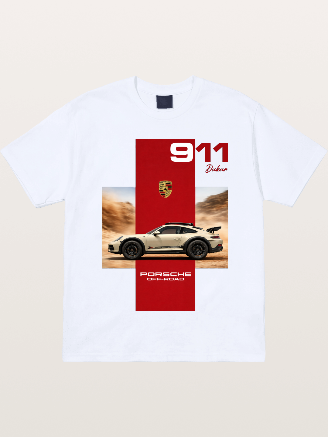 Porsche 911 Offroad Safari Style Gildan T-shirt