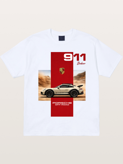 Porsche 911 Offroad Safari Style Gildan T-shirt
