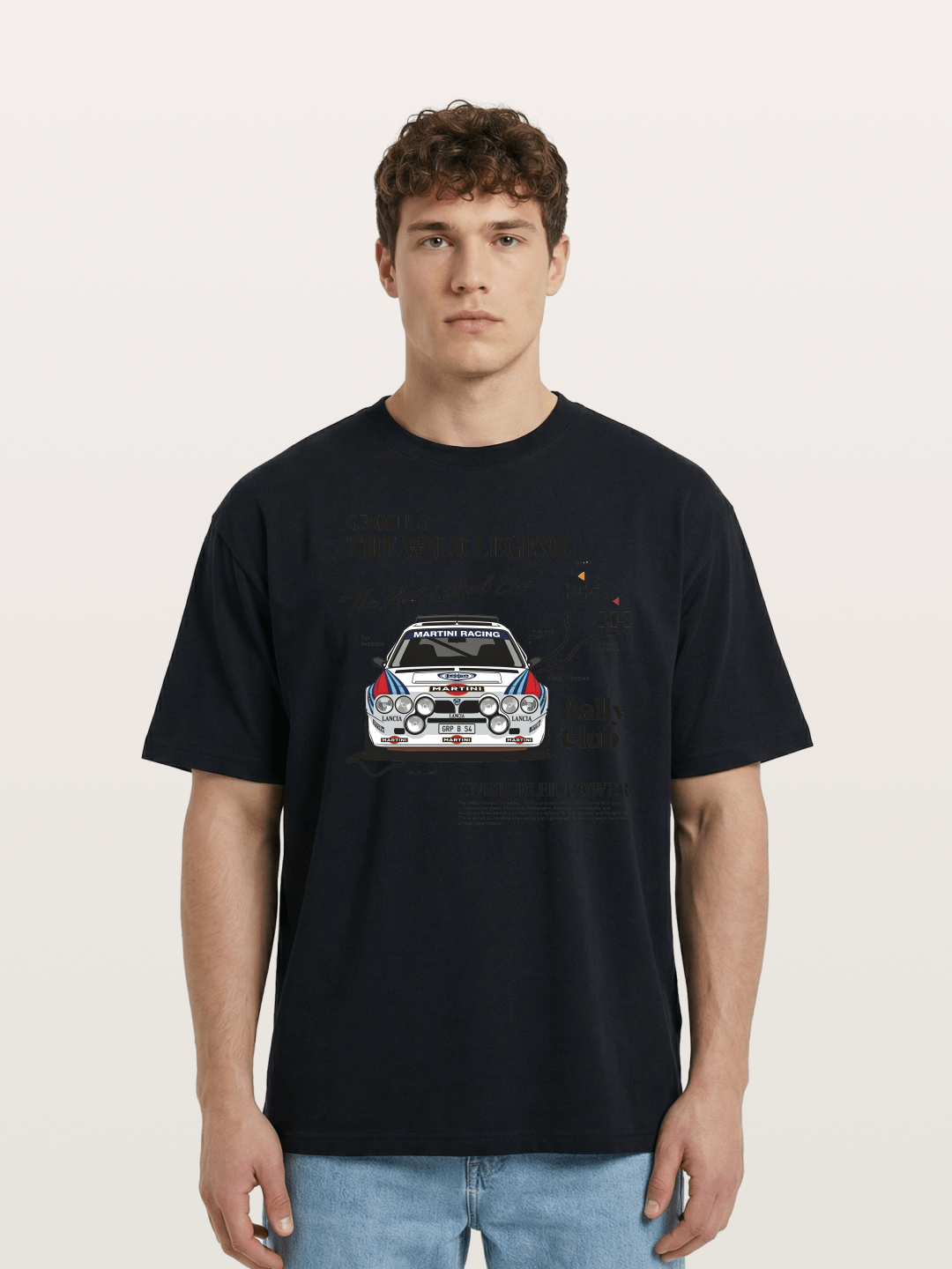 Retro Rally Cotton T-shirt