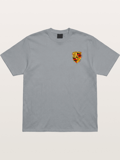 Porsche Splash Crest Design Gildan T-shirt