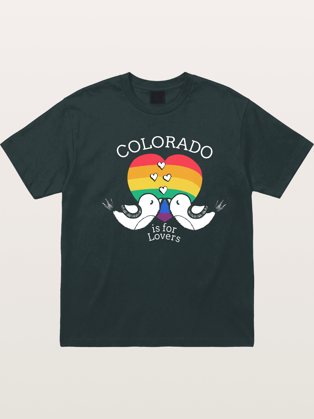 Colorado Trans Pride Heart Design Gildan T-shirt