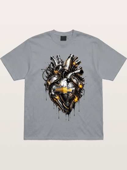 Chevrolet Engine Heart Graphic Gildan T-shirt