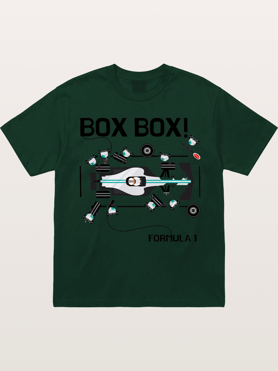 F1 Box Box Pit Stop Graphic Gildan T-shirt