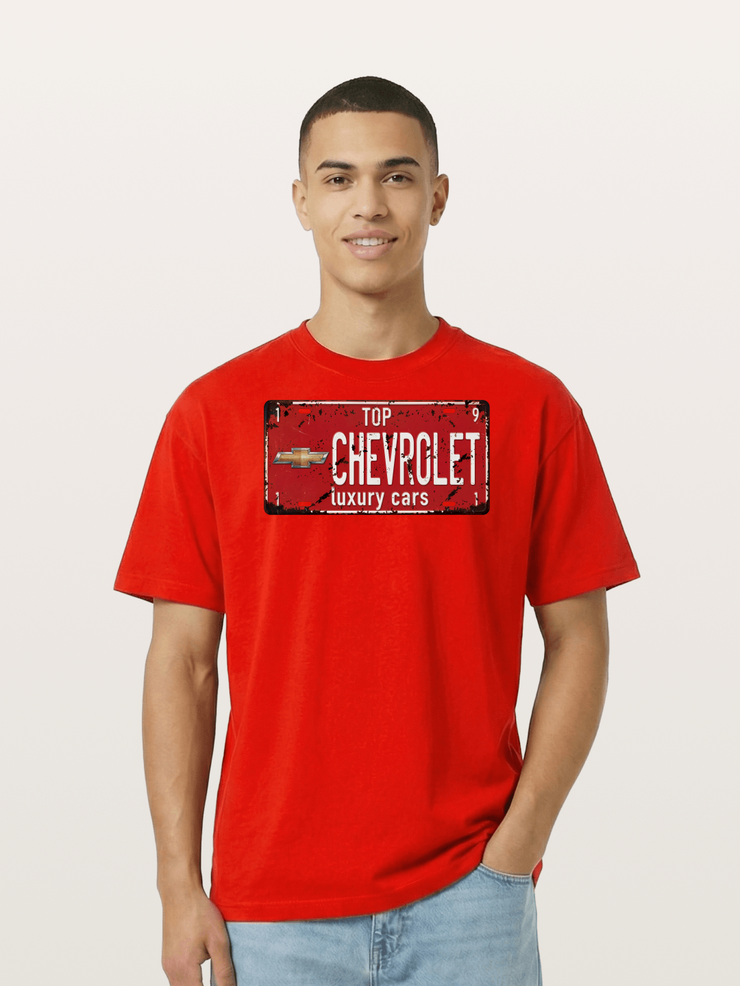 Chevrolet License Plate Cotton T-shirt